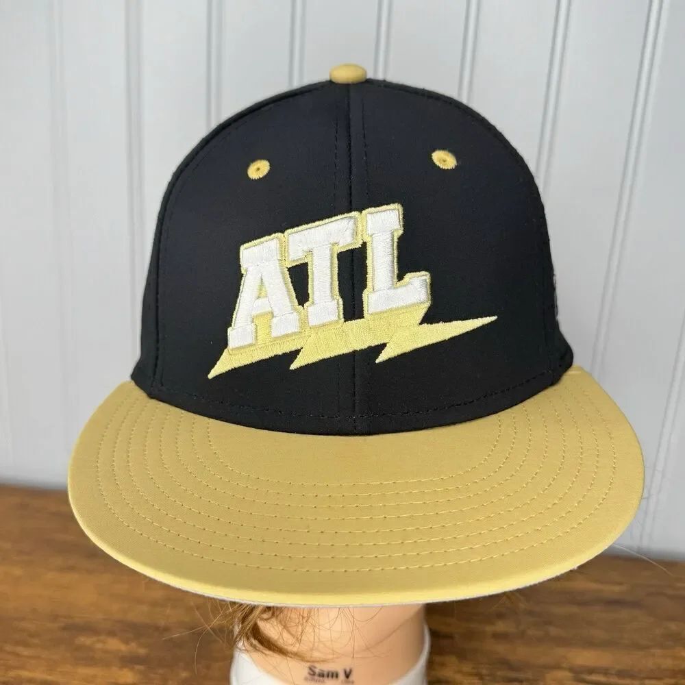 ATL The Game Pro Embroidered Logo Hat Dad Strapback Baseball Cap Atlanta